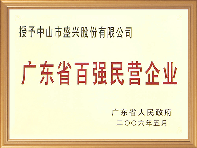 廣東省百強民營企業(yè)